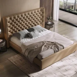 Moderner gepolsterter Bettrahmen - Denise Bed