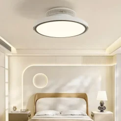 Moderner LED-Deckenventilator – Vollspektrum-Design mit unsichtbaren Flügeln