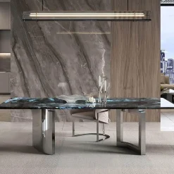 Moderner Marmor-Esstisch – Elegantes Quitterie-Design