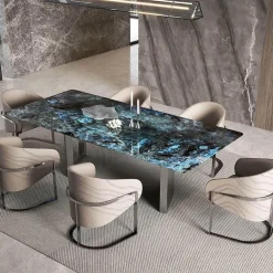 Moderner Marmor-Esstisch – Elegantes Quitterie-Design