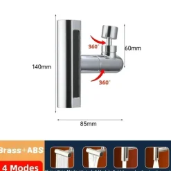 Moderner matter Küchenhahn – Multifunktionales Wasserfall-Design