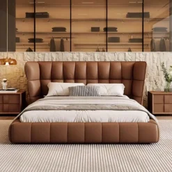 Moderner schicker Bettrahmen – Stilvolle Schlafzimmermöbel