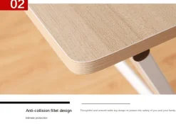 Moderner, stilvoller Büroschreibtisch aus Holz