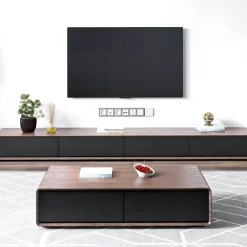 Moderner TV-Schrank – Michelle Entertainment Center mit Stauraum