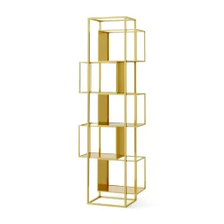 Modernes Bücherregal aus Holz – Stilvolles Lagerregal