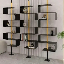 Modernes Bücherregal aus Holz – Stilvolle Aufbewahrungsdekoration für Zuhause