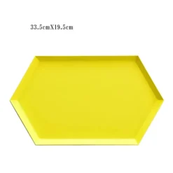 Modernes geometrisches Serviertablett - Nordisches Dekotablett