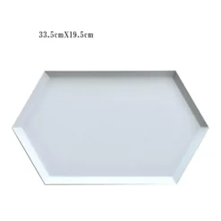 Modernes geometrisches Serviertablett - Nordisches Dekotablett