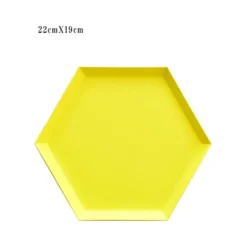 Modernes geometrisches Serviertablett - Nordisches Dekotablett