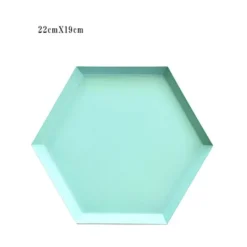 Modernes geometrisches Serviertablett - Nordisches Dekotablett