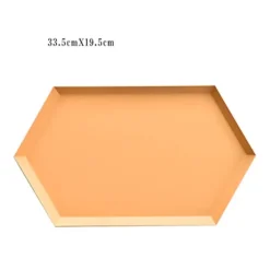 Modernes geometrisches Serviertablett - Nordisches Dekotablett