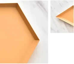 Modernes geometrisches Serviertablett - Nordisches Dekotablett