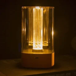 Modernes LED-Säulennachtlicht – Stilvolles Ambientedekor für jeden Raum