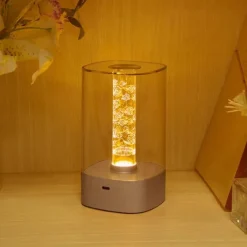 Modernes LED-Säulennachtlicht – Stilvolles Ambientedekor für jeden Raum