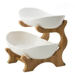 Modernes mehrschichtiges Obst-Snack-Tellerregal – elegante Servierpräsentation