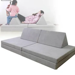 Modular Foam Sofa Mattress - Versatile Foldable Play Couch