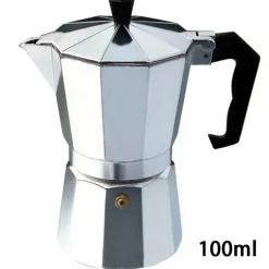 Moka Pot Espressomaschine - Aluminium-Perkolator, 50–600 ml Fassungsvermögen, langlebiges Design