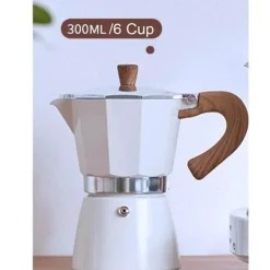 Moka Pot Espressomaschine – Herdplatten-Kaffeemaschine für 36 Tassen, für Cappuccino und Latte