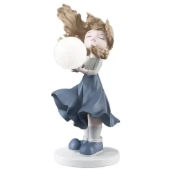 Mondmädchen Wandkunst - Lunar Home Decor