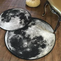 Mond-Teppich – Dekorativer Akzent-Teppich für die Inneneinrichtung
