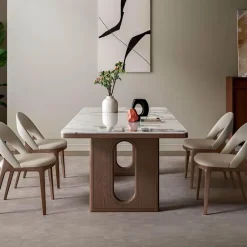 Monica Slate Esstisch - Moderne, elegante Esszimmermöbel