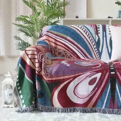 Monstera-Sofadeckenbezug – rutschfeste, dekorative Tagesdecke für den nordischen Stil