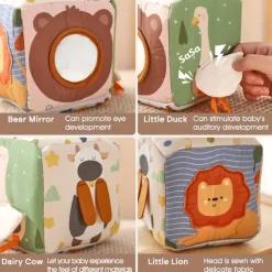 Montessori-Taschentuchbox-Spielzeug – Sensorisches und pädagogisches Spiel für Babys