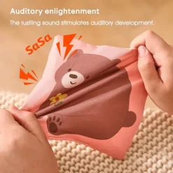 Montessori-Taschentuchbox-Spielzeug – Sensorisches und pädagogisches Spiel für Babys