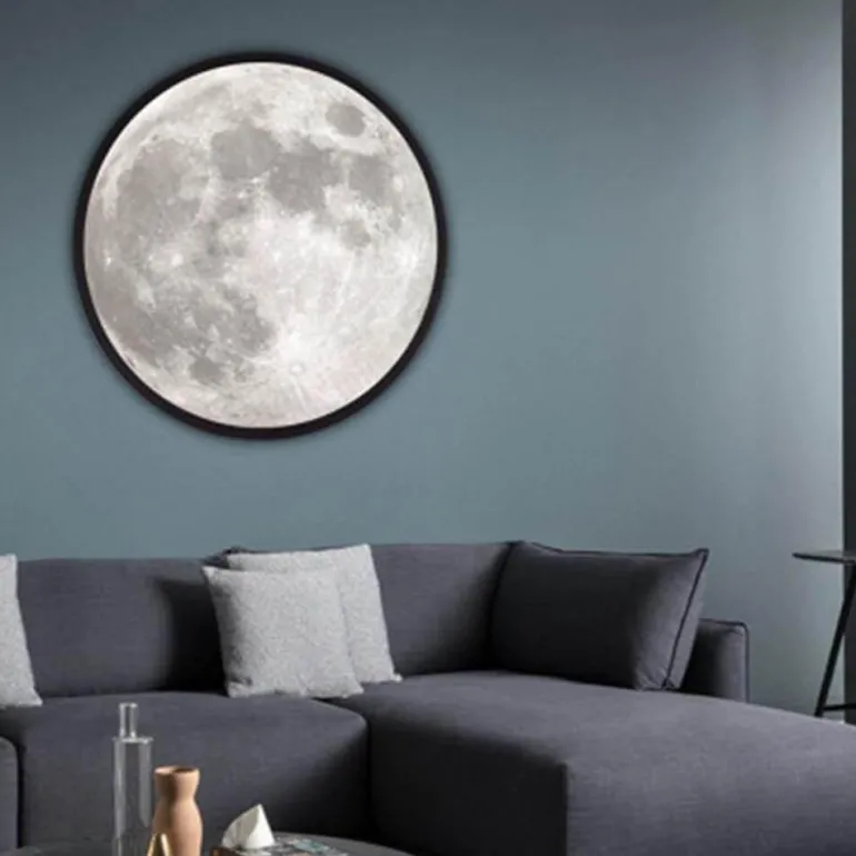 Moon Mirror Wall Lamp - Modern Smart Decorative Light