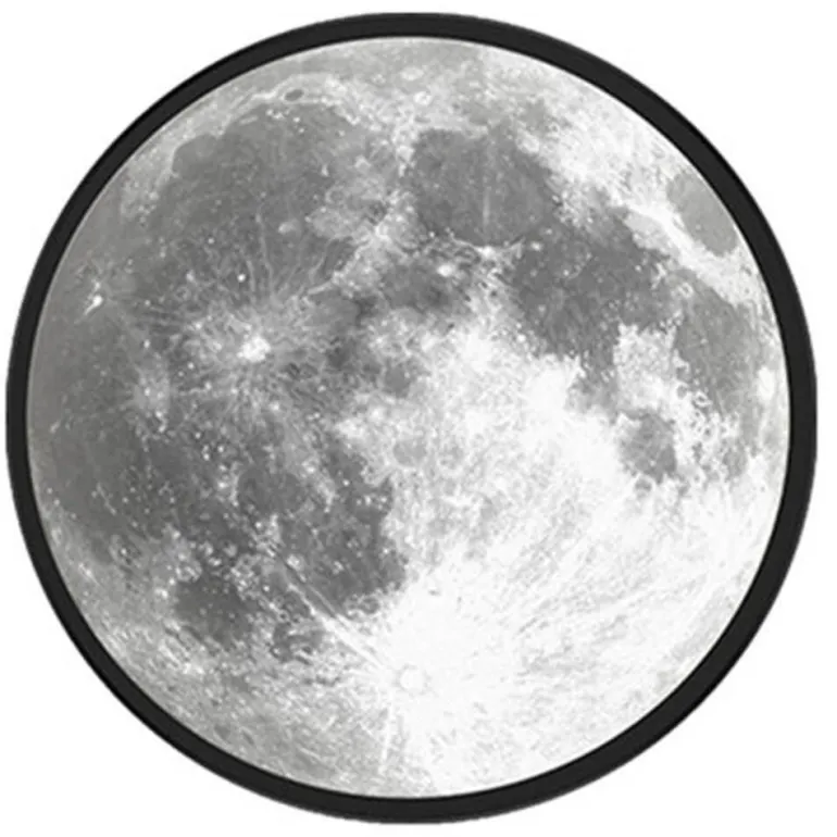 Moon Mirror Wall Lamp - Modern Smart Decorative Light