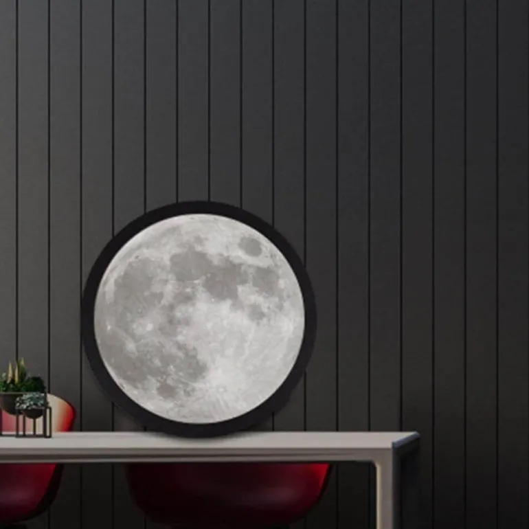 Moon Mirror Wall Lamp - Modern Smart Decorative Light