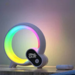 Moon Night Light Alarm Clock - Soothing Sleep Aid and Wake-Up Tool