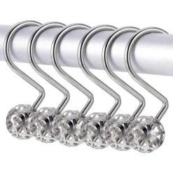 Moon Shower Curtain Hooks - Decorative Bathroom Accessories