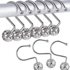Moon Shower Curtain Hooks - Decorative Bathroom Accessories