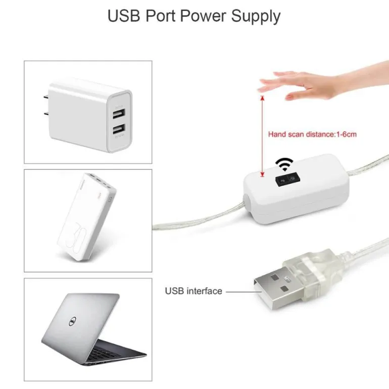 Motion Sensor LED Night Light - Bright Kitchen Lighting