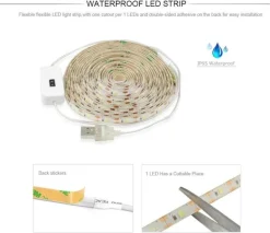 Motion Sensor LED Night Light - Bright Kitchen Lighting
