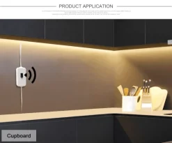 Motion Sensor LED Night Light - Bright Kitchen Lighting