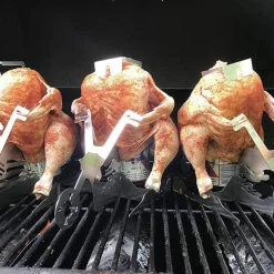 Motorrad-BBQ-Grillständer - Hähnchen-Grillrost