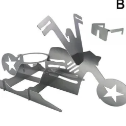 Motorrad-BBQ-Grillständer - Hähnchen-Grillrost