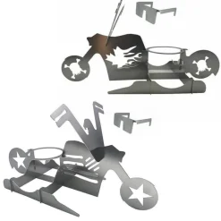 Motorrad-BBQ-Grillständer - Hähnchen-Grillrost