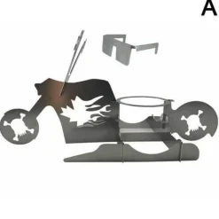 Motorrad-BBQ-Grillständer - Hähnchen-Grillrost