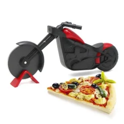 Motorrad-Pizzaschneider – Pizzaschneider in Fahrradform
