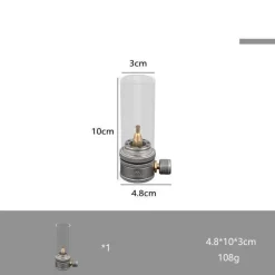 Mountain Peak Campinglampe - Tragbares Außenlicht