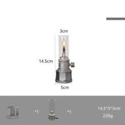 Mountain Peak Campinglampe - Tragbares Außenlicht