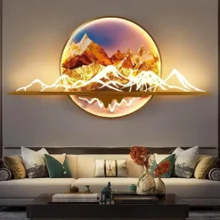 Mountain Sunset LED Wandleuchte - Dekorative Leuchte