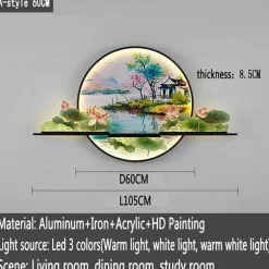 Mountain Sunset LED Wandleuchte - Dekorative Leuchte