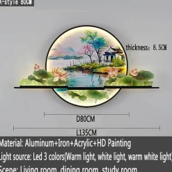 Mountain Sunset LED Wandleuchte - Dekorative Leuchte