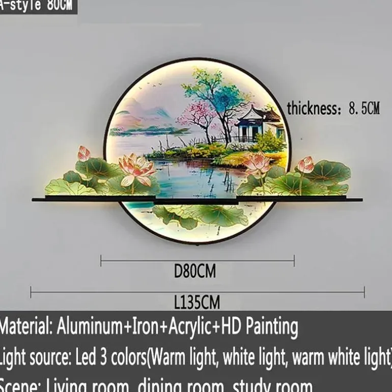 Mountain Sunset LED Wandleuchte - Dekorative Leuchte