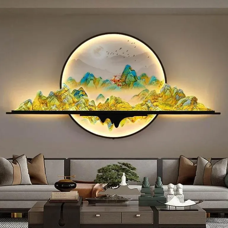 Mountain Sunset LED Wandleuchte - Dekorative Leuchte