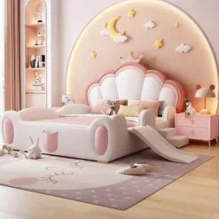 Märchenprinzessin Kinderbett aus Holz – Magisches Spielbettgestell